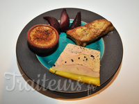 Déclinaison de foie gras (mi cuit, poêlé, crème brulée)