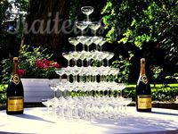 Cascade de Champagne sur la terasse du Cercle Colbert