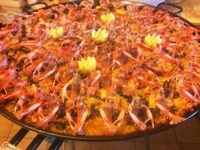 Paella, repas de Mariage pour 90 personnes