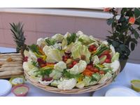 buffet légumes crus