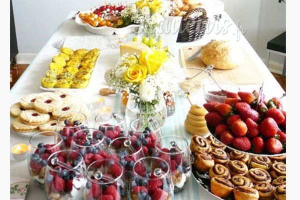 Le brunch pour un lendemain de mariage