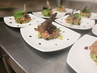 tartare de saumon et avocat