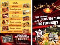 authentic paella flyer