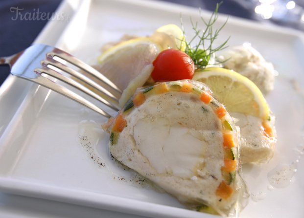 Médaillon de langouste et rillette de légine