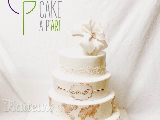 Gâteau personnalisé pour un mariage
