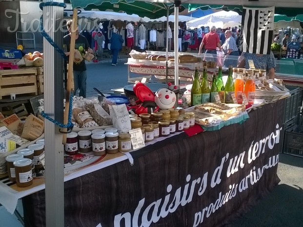 stand sur les marchés de gironde