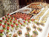 Buffet cocktail dînatoire