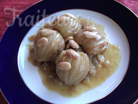 dessert poires amandes