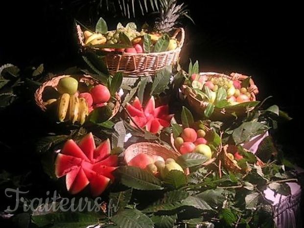 buffet de fruits