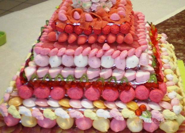 Pyramide de bonbons
