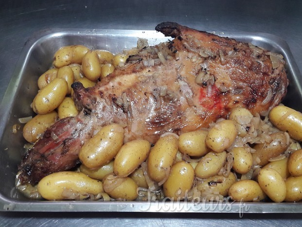 viande sur demande à la broche