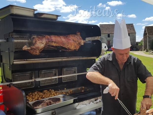 Agneau à la broche