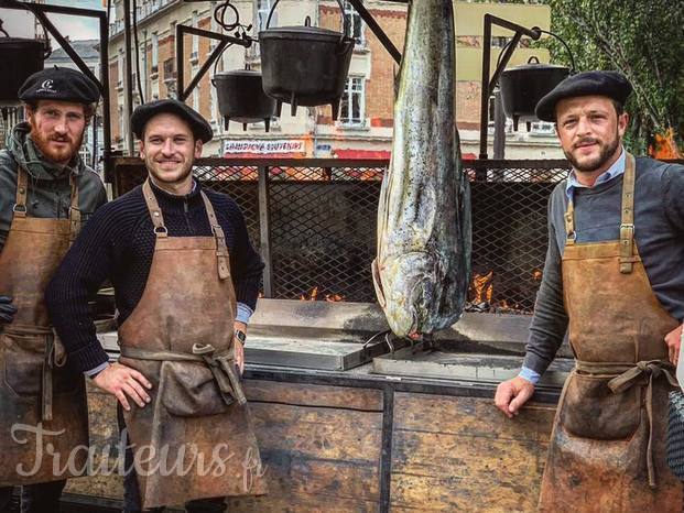 Poissons d'exception au tournebroche