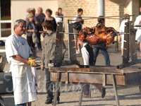 Viande à la broche avec Serge