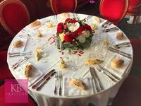 Table de mariage sur un bateau