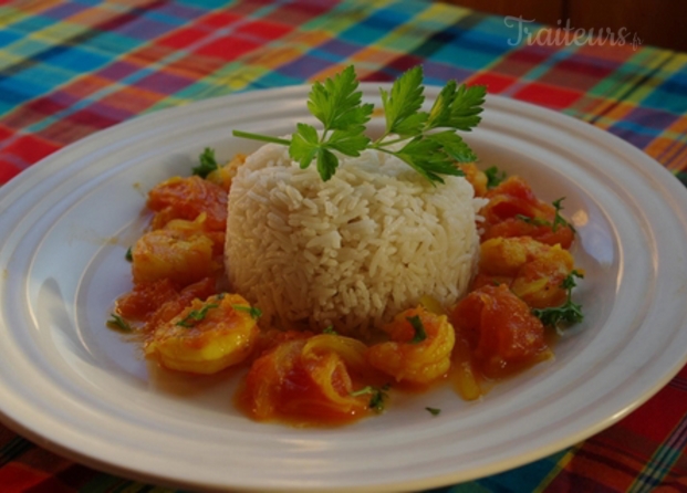 Rougail de crevettes