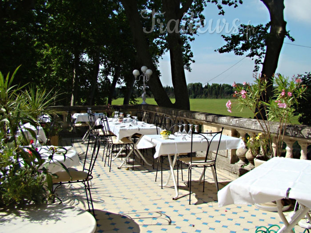 terrasse château