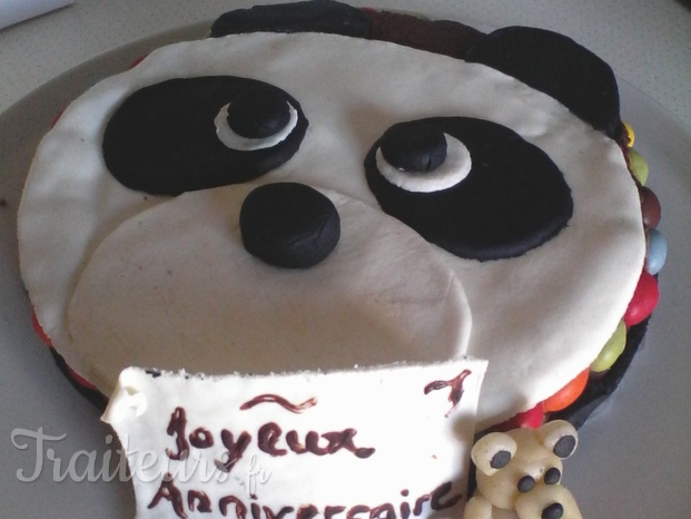 Gateau d'anniversaire Panda