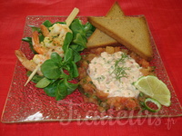 Tartare de saumon