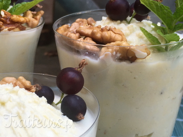 Mousse de roquefort aux noix