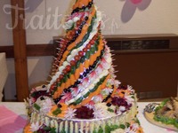 Pyramide de crudités