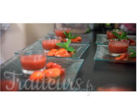 dessert fraises