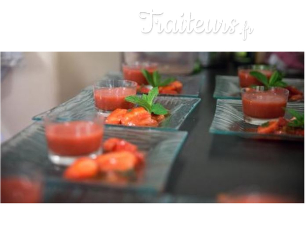 dessert fraises