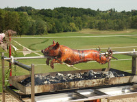 Cochon à la broche