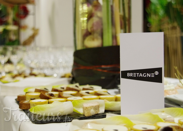 Buffet cocktail pour le lancement de la marque Bretagne