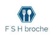 Logo F S H broche