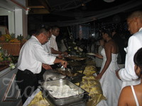 Service en buffet chaud mariage