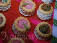 Mini vol-au-vent fourrés