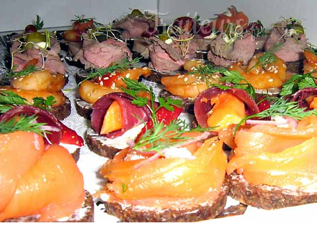 canapés froids