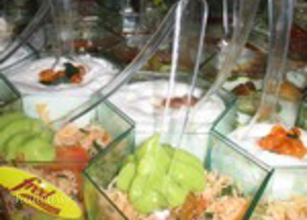 verrine guacamole crabe