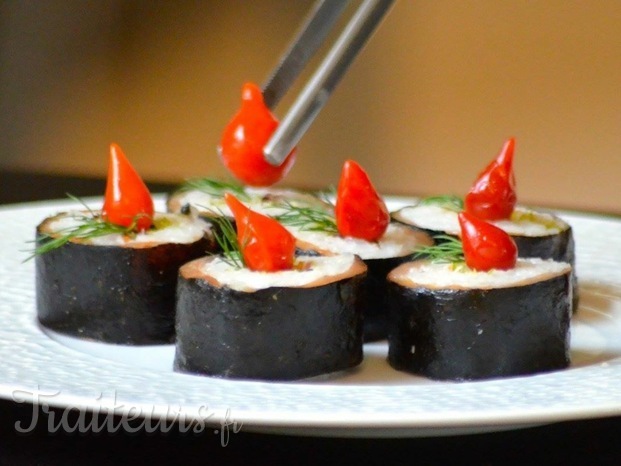 Sushis de saumon