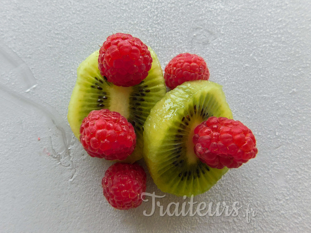 Sorbet framboise kiwi