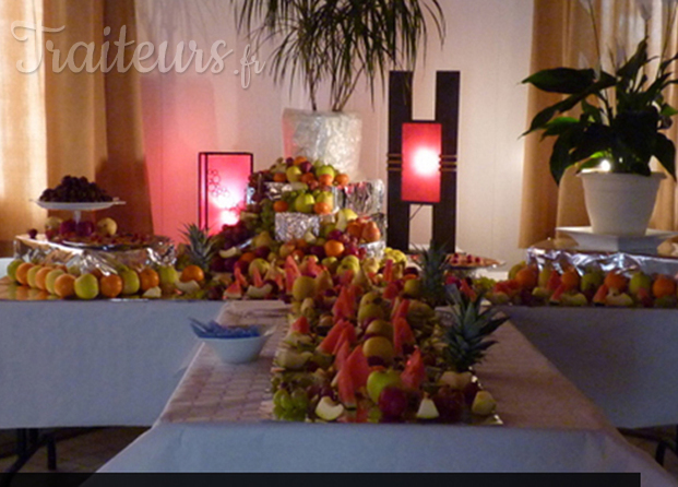 buffet de fruits