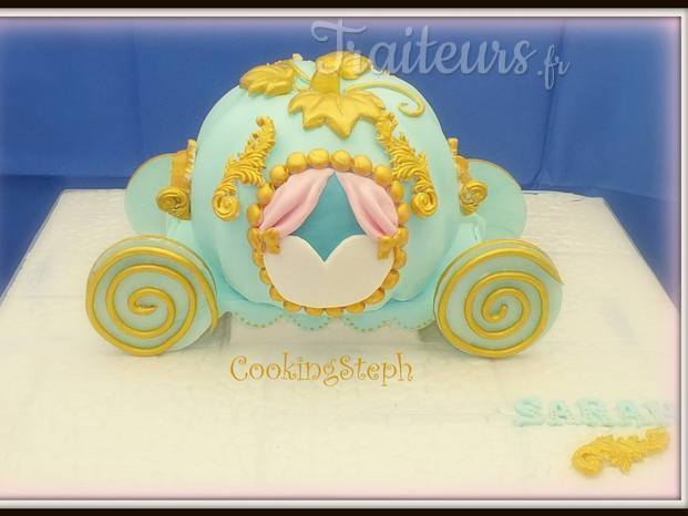 Gateau 3D carosse