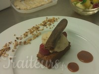 Gâteau noisettes-framboises