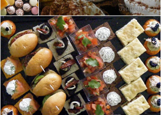 Canapés, verrines et sandwichs