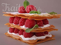 Mille-feuilles de framboises