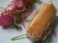 Crousti-veau et salade
