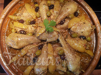 tajine poulet citron confit