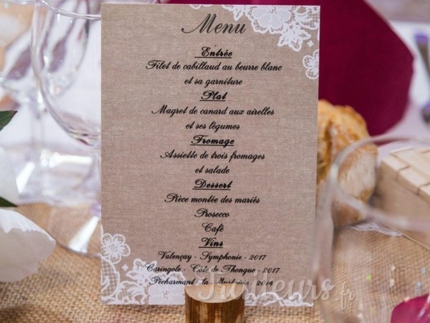 exemple de menu jl traiteur