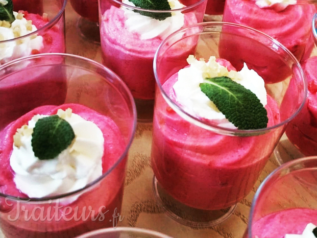 Mousse de betterave et mascarpone