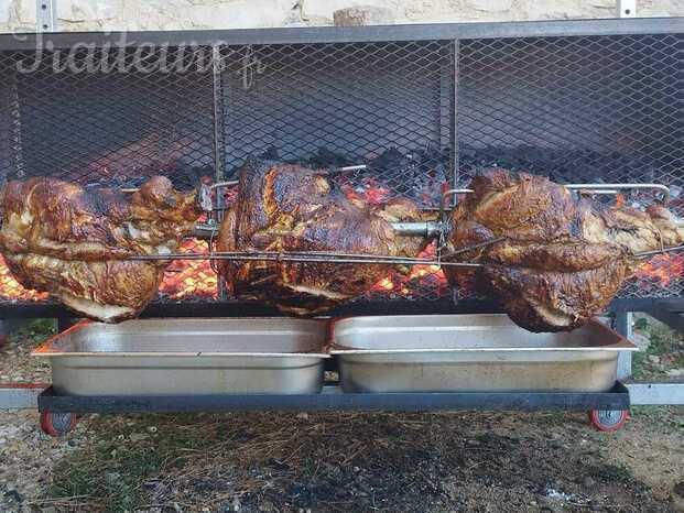 Jambon de porc à la broche