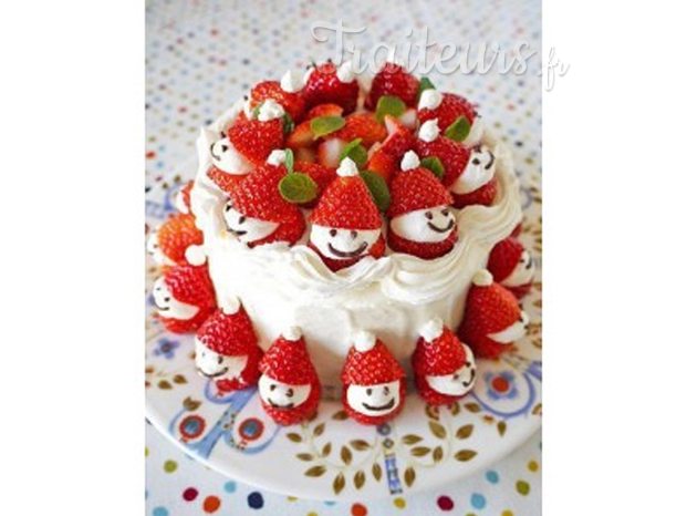 dessert fraises