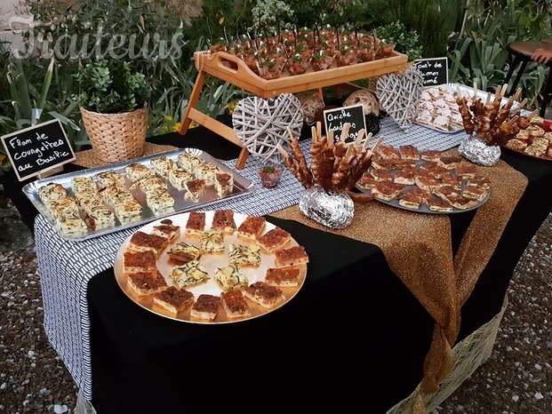 Apéritif pour un mariage en petit comité