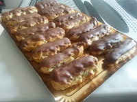 Éclairs au chocolat Maison