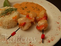 Brochette Saint-Jacques